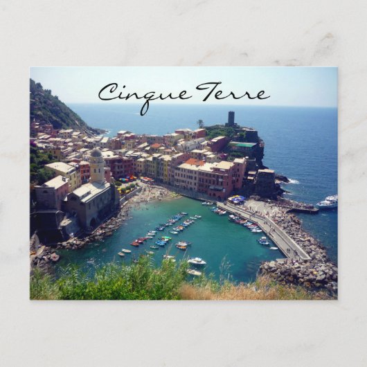 Vernazza cinque terre postkarte (Vorderseite)
