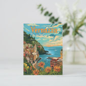 Vernazza Cinque Terre Postkarte (Stehend Vorderseite)