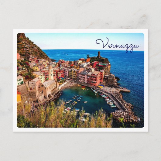 VERNAZZA - Europa - Italien - Ligurien Postkarte (Vorderseite)