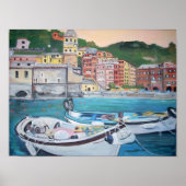 Vernazza Hafen, Cinque Terre Poster (Vorne)