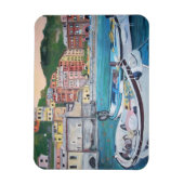 Vernazza Harbour, Italien Magnete (Vertikal)