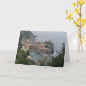 Vernazza Italien Karte (Gelbe Blume)