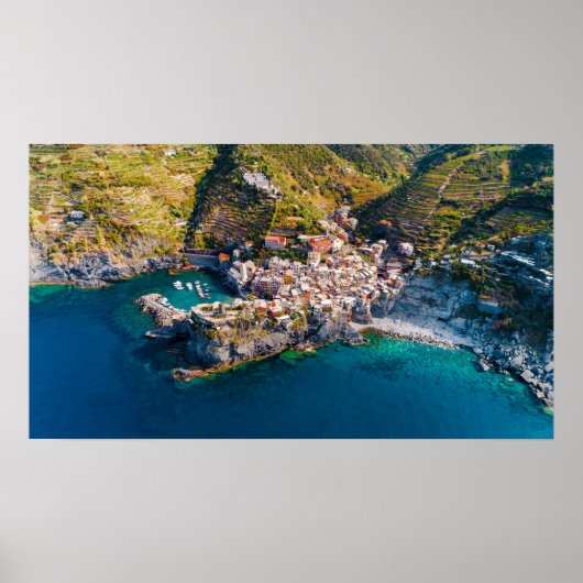 VERNAZZA, ITALY - COASTAL SCENE POSTER (Vorne)