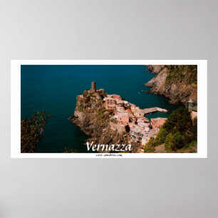 Vernazza Panoramasicht Poster