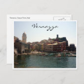 Vernazza-Port Postkarte (Vorne/Hinten)