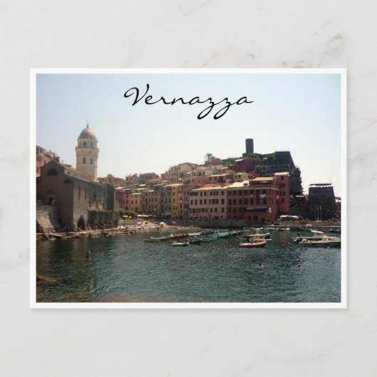 Vernazza-Port Postkarte (Vorderseite)