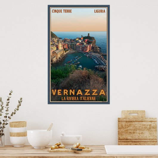 Vernazza Poster (Küche)