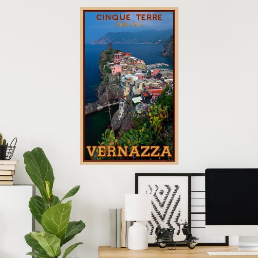Vernazza Poster (Heimbüro)