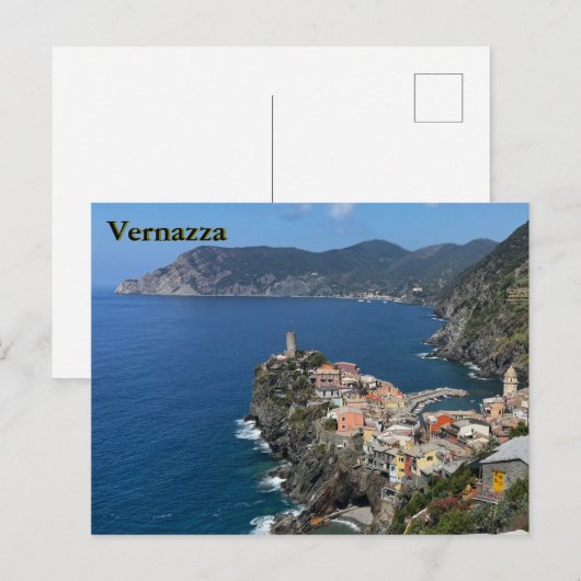 Vernazza Postkarte (Vorne/Hinten)