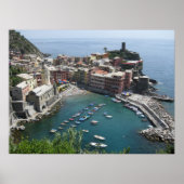 Vernazza von oben poster (Vorne)