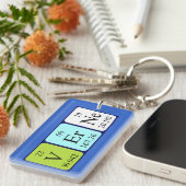 Verne Periodenschlüsselring Schlüsselanhänger (Vorderseite rechts)