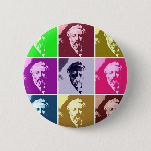 Verne PopArt Button (Vorderseite)