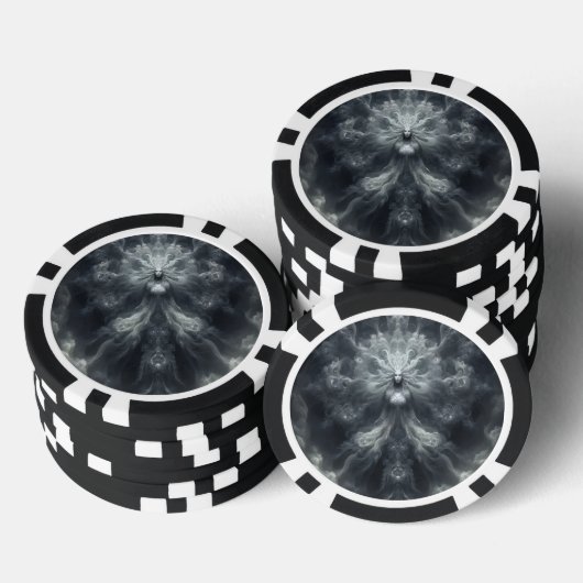 Vernebelte Erscheinung Pokerchips (Stapel)