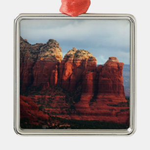 Vernebelter Coffee Pot Felsen in Sedona Arizona Ornament Aus Metall