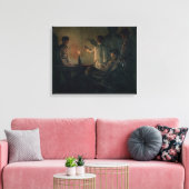 Vernehmung eines Deserters Leinwanddruck (Insitu (Wohnzimmer))