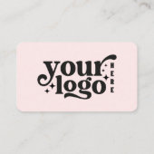 Vernetzen Sie mit uns Social Media QR Code Pink Bu Visitenkarte (Rückseite)