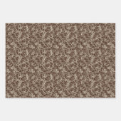 Vernetzende Neuronen auf Rot - nahtloses Muster. Geschenkpapier Set (Vorderseite 3)