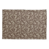 Vernetzende Neuronen auf Rot - nahtloses Muster. Kissenbezug (Rückseite)