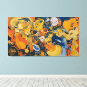 Vernetzte Energien Leinwanddruck (Insitu (Holzboden))