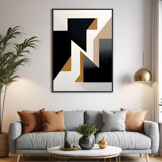 Vernetzte Geometrie Poster