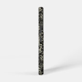 Vernetzte Neuronen auf schwarz - nahtloses Muster. Samsung Galaxy Hülle (Rechte Seite)