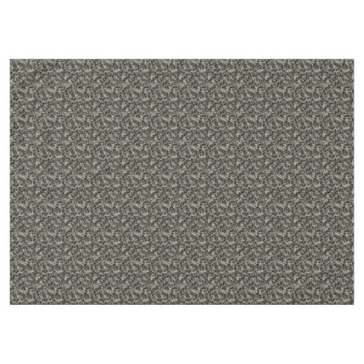 Vernetzte Neuronen auf schwarz - nahtloses Muster. Tischdecke (Vorderseite (Horizontal))