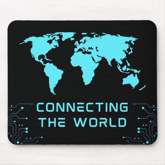 Vernetzung der Welt Mousepad (Vorne)
