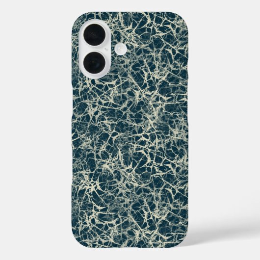 Vernetzung von Neuronen auf Aquamarin - nahtlos. Case-Mate iPhone Hülle (Rückseite)