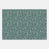 Vernetzung von Neuronen auf Aquamarin - nahtlos. Geschenkpapier Set (Vorderseite 3)