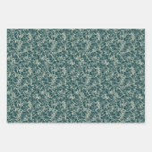 Vernetzung von Neuronen auf Aquamarin - nahtlos. Geschenkpapier Set (Vorderseite 2)