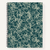 Vernetzung von Neuronen auf Aquamarin - nahtlos. Notizblock (Vorderseite)