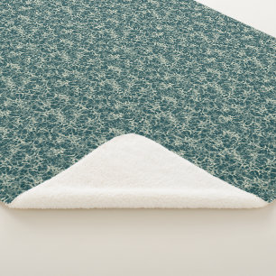 Vernetzung von Neuronen auf Aquamarin - nahtlos. Sherpadecke