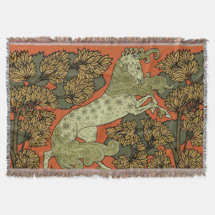 Verneuil Art Nouveau Pferd: Vintage-Reitkunst Decke