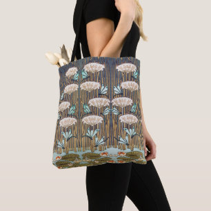 Verneuil Dragonfly Water Lily Art Nouveau: Vintage Tasche
