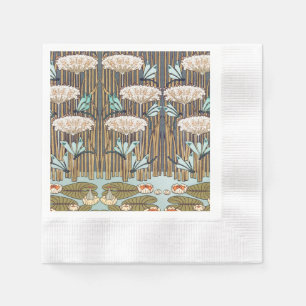 Verneuil Libelle Seerose Art Nouveau: Vintage Serviette