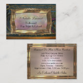 Vernfield - elegantes Berufliches Business Visitenkarte (Vorne/Hinten)