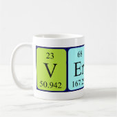 Vernice Periodenname Tasse (Links)