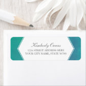 vernichtend | Aquamarine grüne Rücksendeadresse (Insitu)