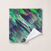 Vernichtete virtuelle, farbenfrohe Stalaktiten ode Badhandtuch Set (Waschlappen)