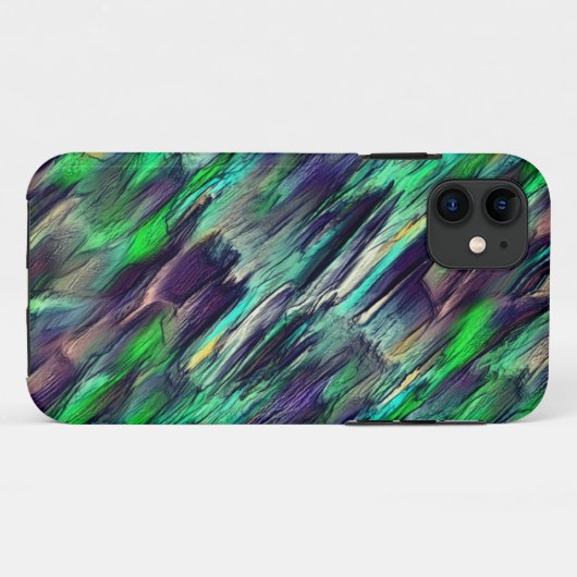 Vernichtete virtuelle, farbenfrohe Stalaktiten ode Case-Mate iPhone Hülle (Rückseite (Horizontal))