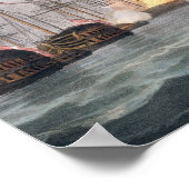 Vernichtung der dänischen Flotte vor Kopenhagen, Poster (Ecke)