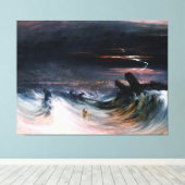 Vernichtung des Reifens durch John Martin (1840) Leinwanddruck (Insitu (Holzboden))