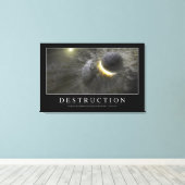 Vernichtung: Inspirationsangebot 2 Leinwanddruck (Insitu (Holzboden))