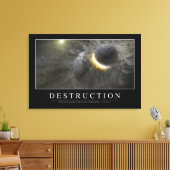 Vernichtung: Inspirationsangebot 2 Leinwanddruck (Insitu (Wohnzimmer))