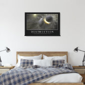 Vernichtung: Inspirationsangebot 2 Leinwanddruck (Insitu (Schlafzimmer))