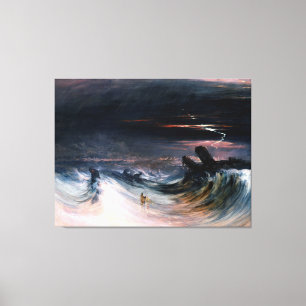 Vernichtung von Reis durch John Martin (1840) Leinwanddruck