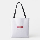 Verniedlichter Wasserfarben-Teddybär-Mama Tasche (Rückseite)