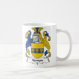Vernon-Familienwappen Kaffeetasse