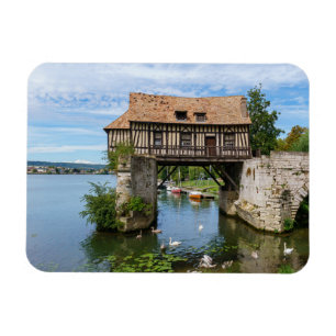 Vernon Old mill (vieux moulin) - Normandie, Frankr Magnet