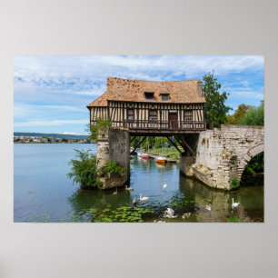 Vernon Old mill (vieux moulin) - Normandie, Frankr Poster